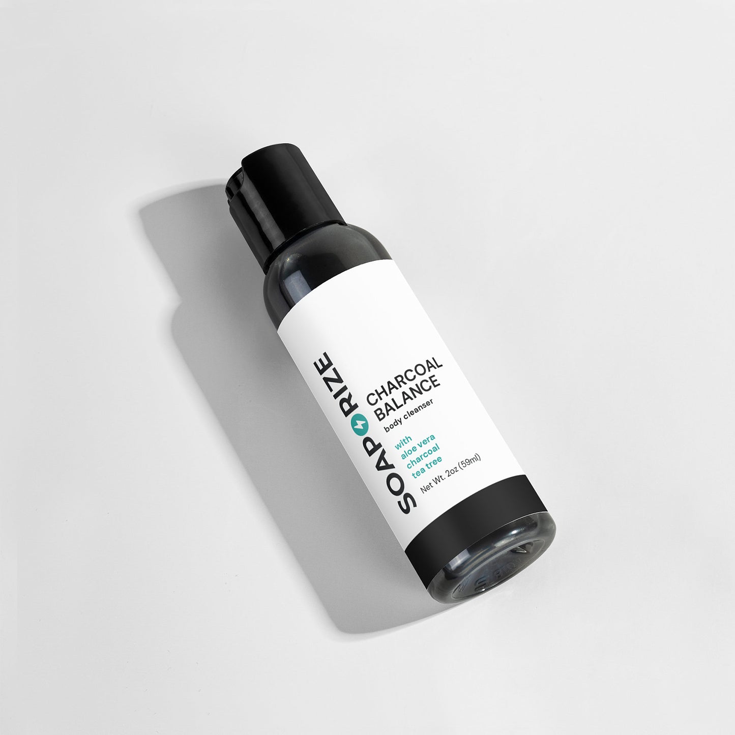 Soaporize Charcoal Balance: daily cleansing care designed to refresh and support odor-prone skin with lightweight, natural ingredients