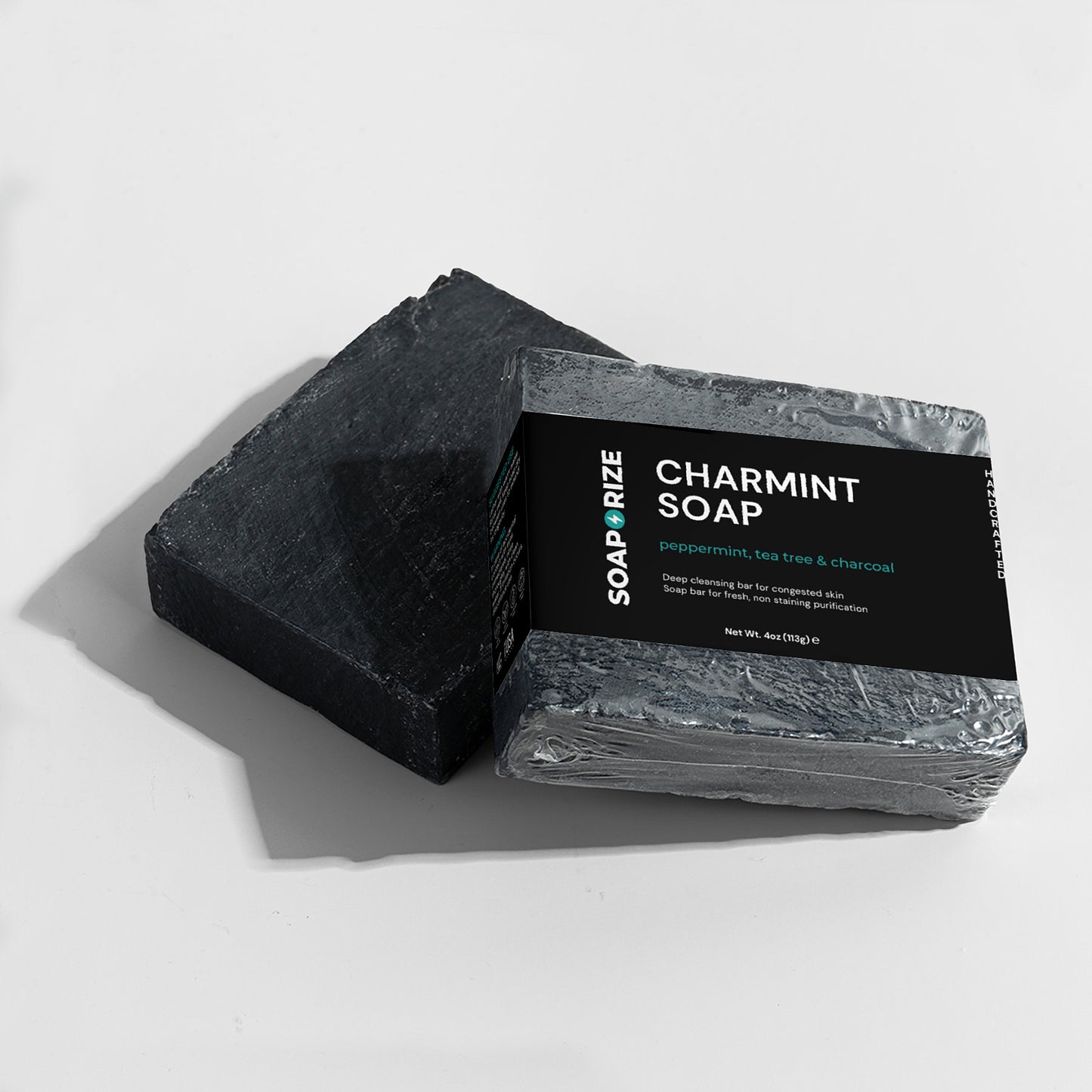 Soaporize CharMint Soap: gentle cleansing action to refresh, cleanse, and support odor-prone skin