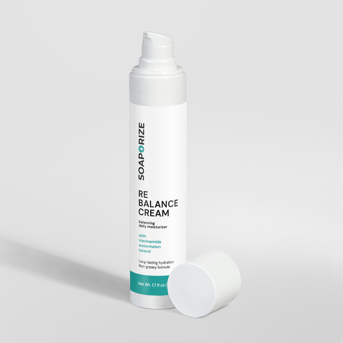 Soaporize Rebalance Cream, formulated to support skin balance and freshness in odor-prone areas