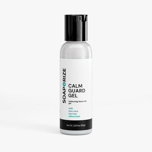 CalmGuard Gel by Soaporize - best natural solution for armpit odor with aloe vera, tea tree, and willow bark