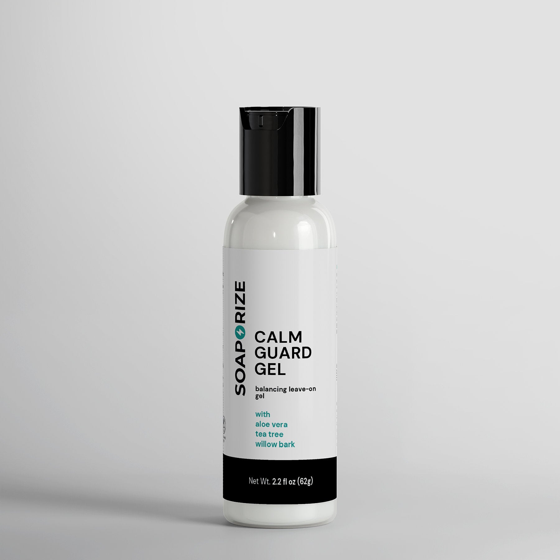 Soaporize CalmGuard Gel - soothing botanical formula designed to calm, hydrate, and support odor-prone skin