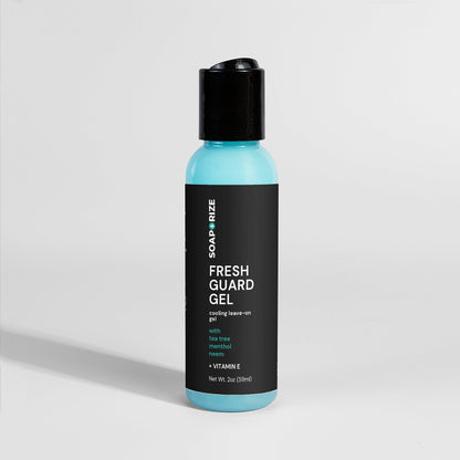 Soaporize FreshGuard Gel - lightweight botanical gel designed to refresh and support odor-prone skin