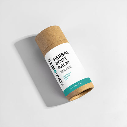 Soaporize Herbal Balm - a natural daily balm to moisturize, protect, and support skin freshness in odor-prone areas