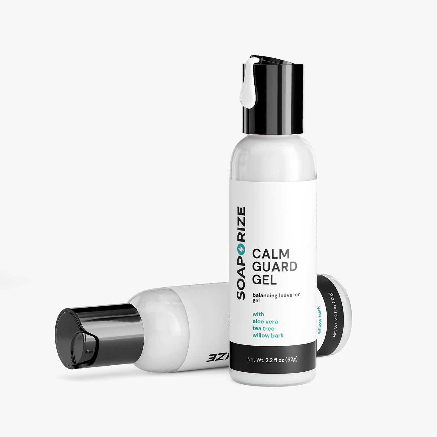 Soaporize CalmGuard Gel - best solution for underarm odor with balancing botanicals and tea tree extract