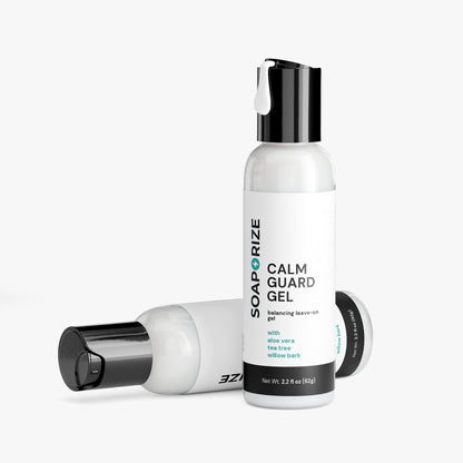 Soaporize CalmGuard Gel - best solution for underarm odor with balancing botanicals and tea tree extract